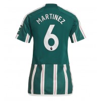Maglie da calcio Manchester United Lisandro Martinez #6 Seconda Maglia Femminile 2023-24 Manica Corta